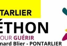 affiche du Téléthon Pontarlier