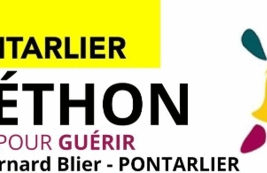 affiche du Téléthon Pontarlier