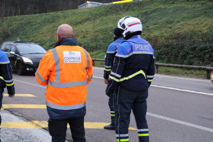 Contrôle PL et VUL le 1er décembre 2025 à Besançon