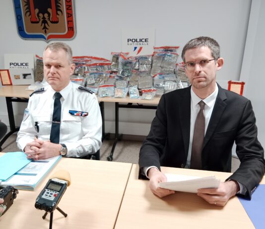 Saisie importante de produits stupéfiants à Besançon