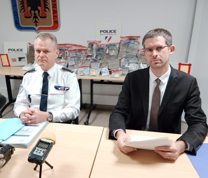 Saisie importante de stupéfiants à Besançon