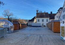 Pontarlier. La Place Cretin s’anime pour le marché de Noël place Cretin à Pontarlier