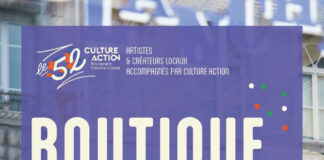 Affiche de la boutique éphémère