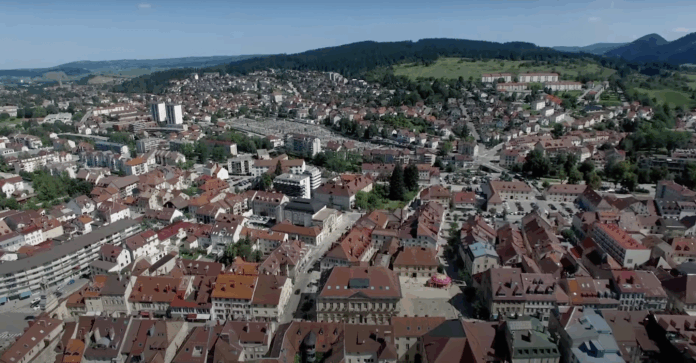 Vue Pontarlier Ville de Pontarlier