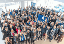 Jean-Marie Girerd rendait compte des travaux du Mouvement Européen France lors des Universités d'Automne à Belfort