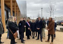 Mathieu Lefèvre en déplacement dans le département