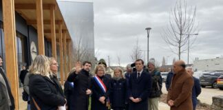 Mathieu Lefèvre en déplacement dans le département