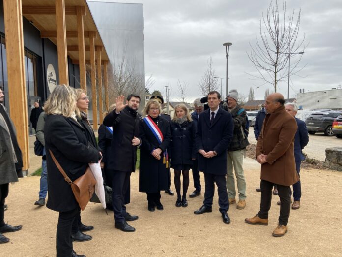 Mathieu Lefèvre en déplacement dans le département
