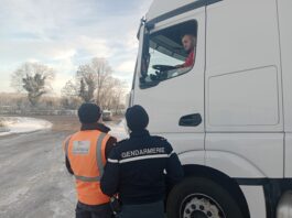 Contrôle sur la RN 83