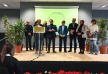 Ludovic Fagaut soutenu par Christine Bouquin Présidente du département du Doubs et Jacques Grosperrin Sénateur du Doubs