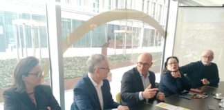 Besançon. Ludovic Fagaut présente un projet global pour l’attractivité de Besançon Ludovic Fagaut et son équipe