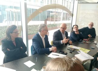 Ludovic Fagaut et son équipe