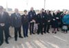 Grand Besançon. Un 81ème hommage aux héros du crash de Fontain habitants de Fontain, des élus, présidents d’associations d’anciens combattants et la nouvelle Major de la gendarmerie de Tarragnoz