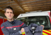 L’invité de la semaine. Le capitaine Yohann Sauget présente les nouveaux gilets pare-lame des sapeurs-pompiers Sécurité pompiers Doubs : Capitaine Sauget