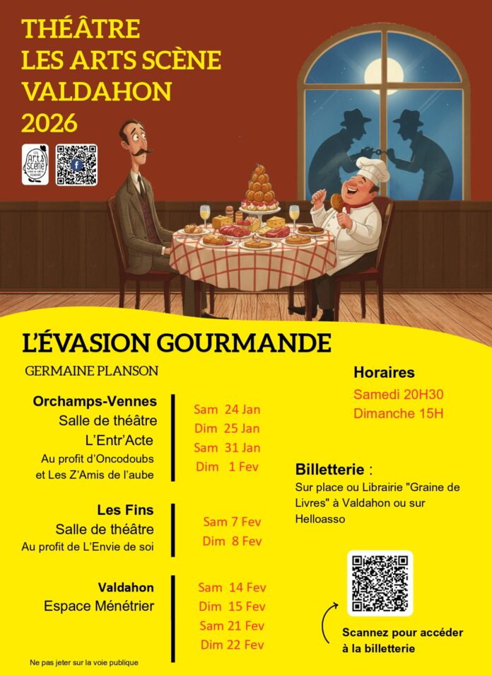 Affiche les art scène