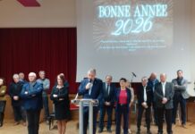 Pascal Routhier lors de la cérémonie des vœux