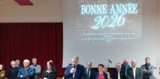 Pascal Routhier lors de la cérémonie des vœux