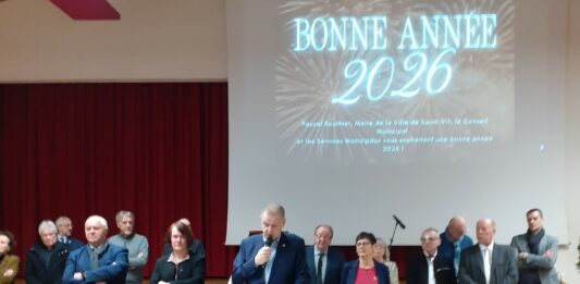 Pascal Routhier lors de la cérémonie des vœux