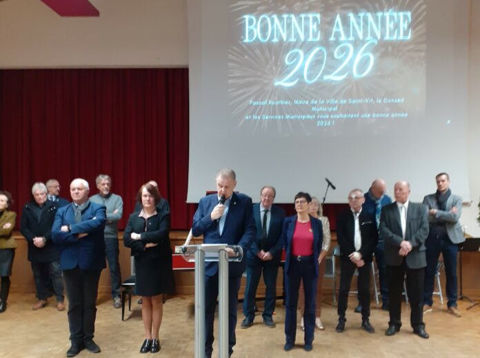 Pascal Routhier lors de la cérémonie des vœux