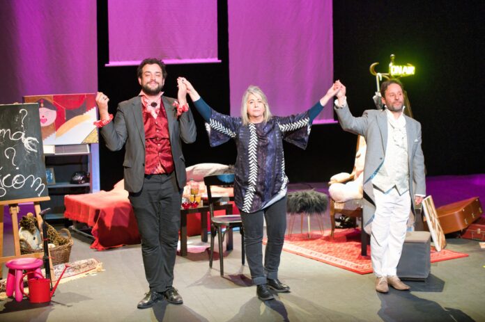 Delphine Doillon et sa troupe