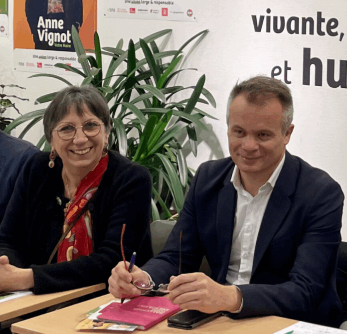 Anne Vignot JS Leuba Anne Vignot et Jean-Sébastien Leuba