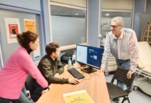 Emmanuelle Pidoux-Simonin Directrice des coopérations au CHU de Besançon, le docteur Pierre-Louis Helias Président de l'association de la maison de garde médicale bisontine et le docteur Benoît Rabier Président de l'ACORELI
