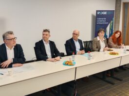 Éric Delabrousse, Thomas Lutz, Ludovic Fagaut, Anne Vignot et Séverine Véziès