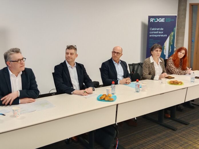 Éric Delabrousse, Thomas Lutz, Ludovic Fagaut, Anne Vignot et Séverine Véziès