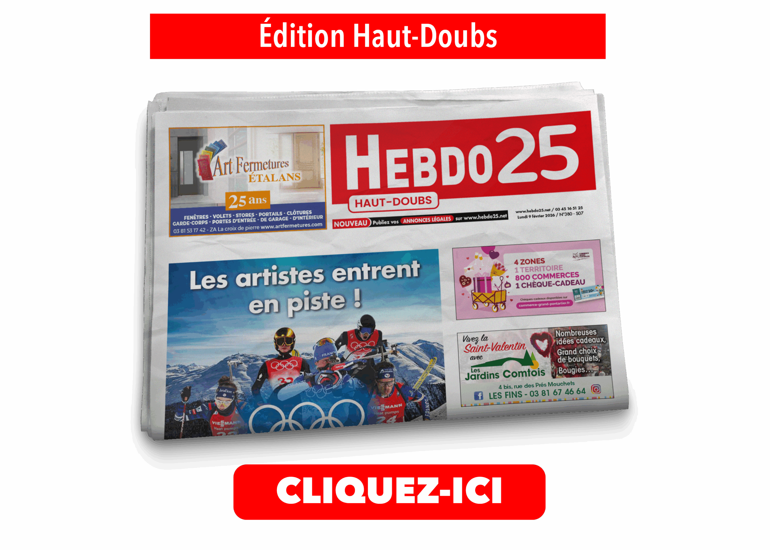 Une journal haut doubs