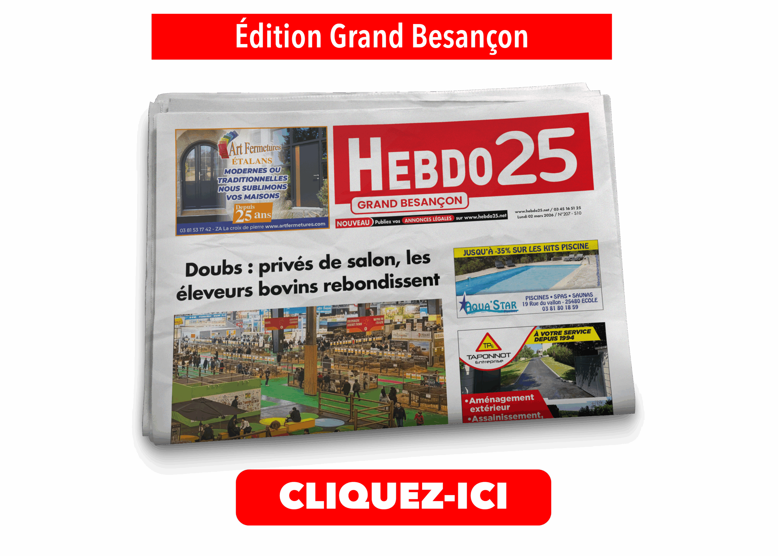 Mockup Une Grand Besançon