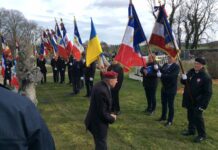 Vercel. Hommage aux morts ukrainiens pour la France pour les quatre ans de l’invasion russe Hommage aux morts ukrainiens pour la France