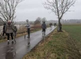 Grand Besançon. Saint-Vit : Un « Chantier participatif » bien suivi malgré un ciel pluvieux les bénévoles en action