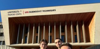 Iloé Robert, Victor Moreaux, Tristan Witzel et Julien Mine