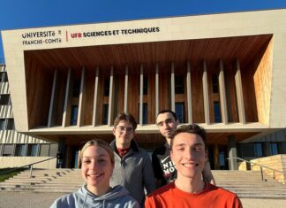 Iloé Robert, Victor Moreaux, Tristan Witzel et Julien Mine