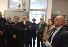 Besançon. Première sortie officielle de Ludovic Fagaut au commissariat de police