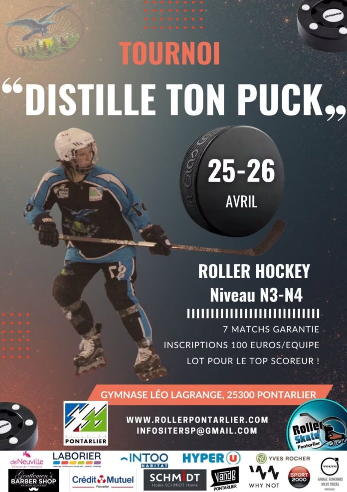 Distille ton puck Roller Hockey