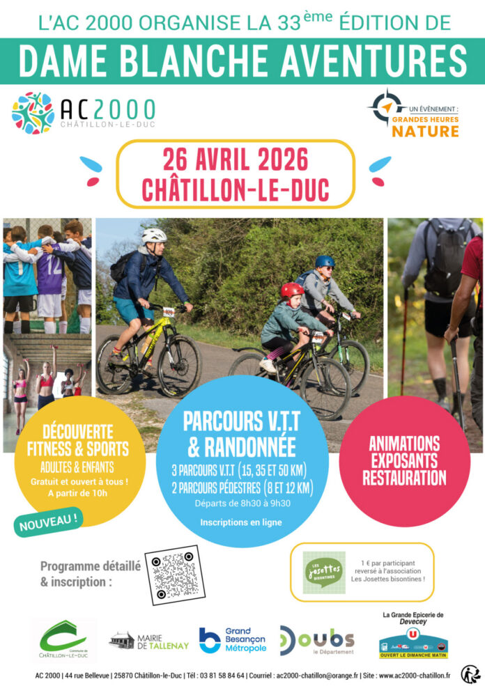 Dame Blanche aventures chatillon le duc