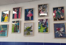 Valdahon. Les tableaux de résidents d’Ehpad exposés à la piscine