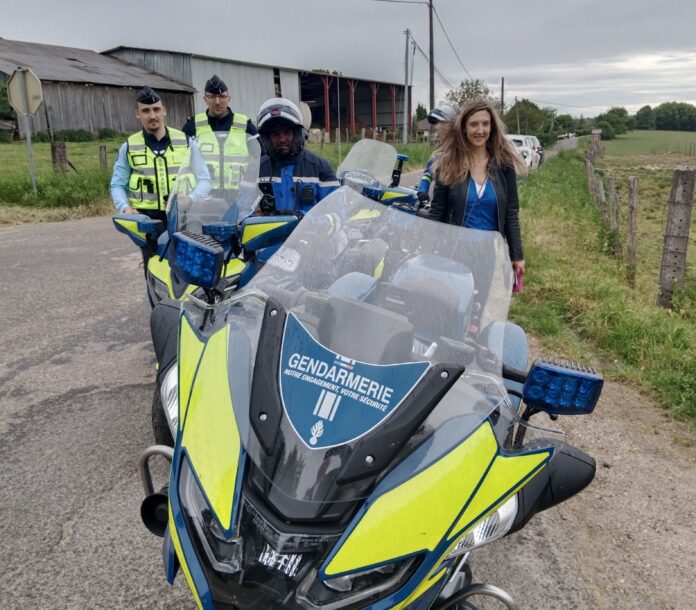 Contrôle vitesse gendarmerie RN57 le 3 mai 2026