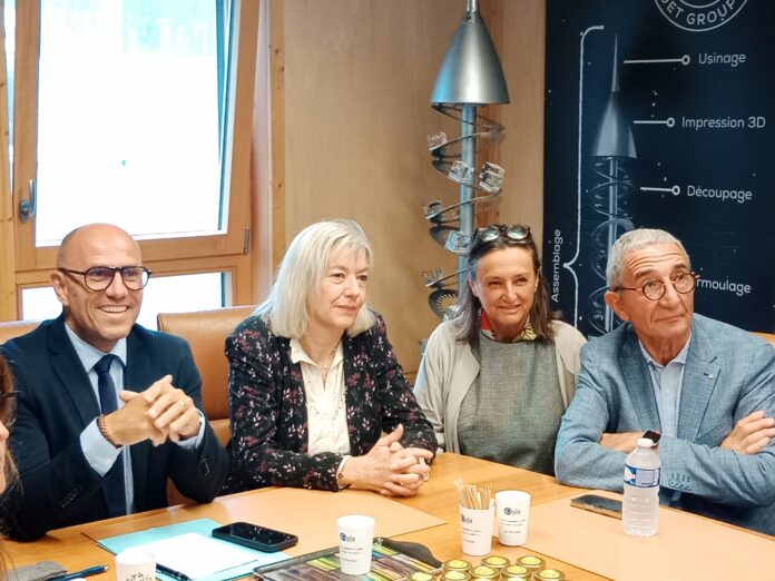 Grand Besançon. Ludovic Fagaut en visite chez Cryla