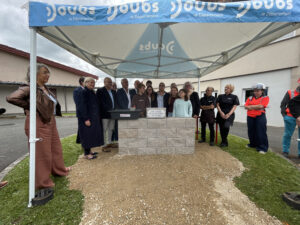 Pose première pierre rénovation collège Henri Fertet Sancey