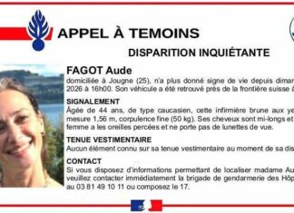 Haut-Doubs. Disparition inquiétante : la gendarmerie lance un appel à témoins pour retrouver Aude Fagot Appel à témoins