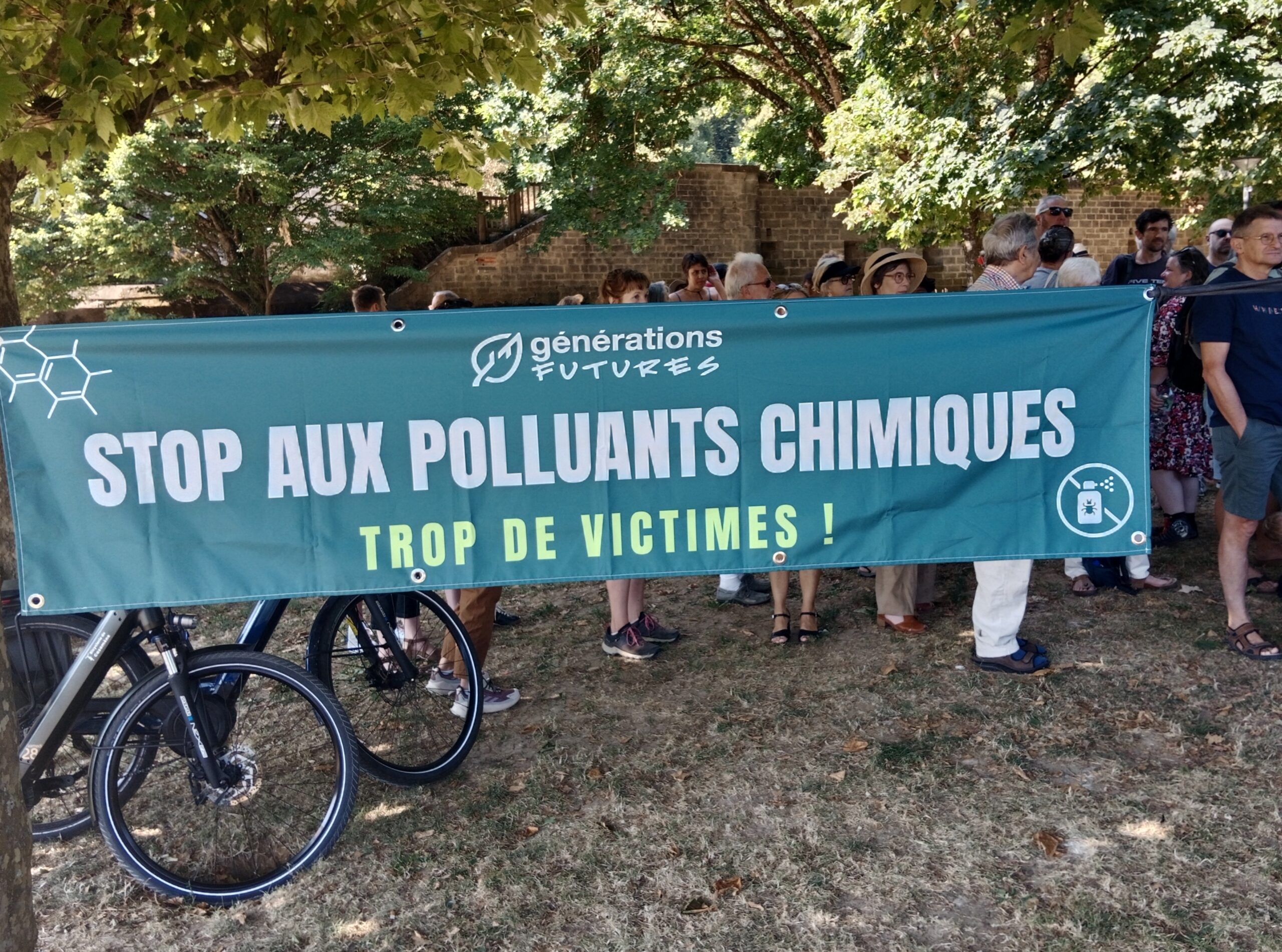Manifestation à la Gare d’Eau contre la loi