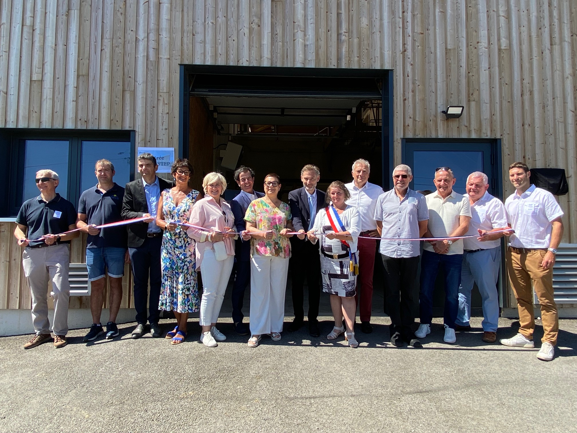 Station d’épuration d’Orchamps-Vennes lors de l’inauguration