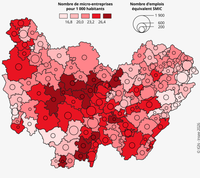 microentreprises en Bourgogne Franche-Comté