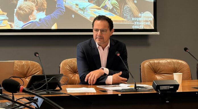 Jérôme Durain, président de Région
