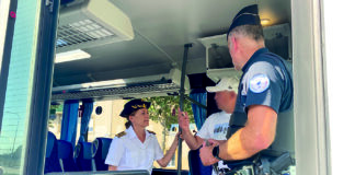 Pontarlier. Sécurité routière : les transports en commun contrôlés à Pontarlier Controle sécurité transports Pontarlier