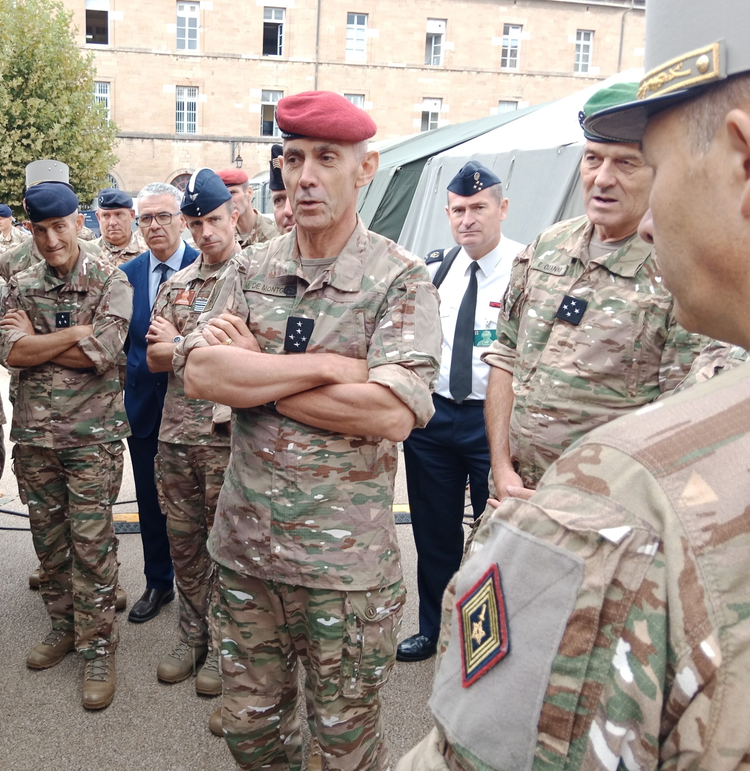 Démonstration en extérieur au Quartier Ruty Besançon