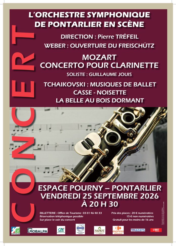 Affiche concert classique orchestre symphonique pontarlier Affiche concert classique orchestre symphonique pontarlier