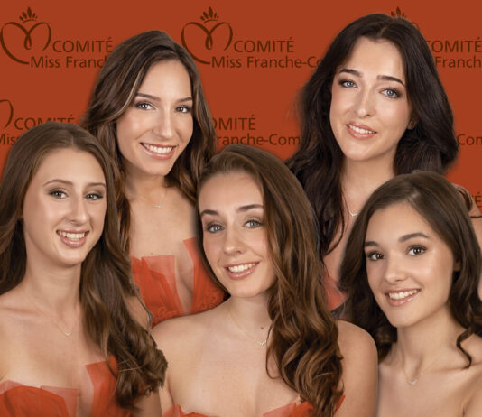 Miss Franche-Comté candidates Doubs